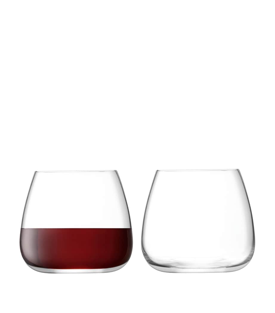 LSA International stemless wine glasses 385ml, UK version