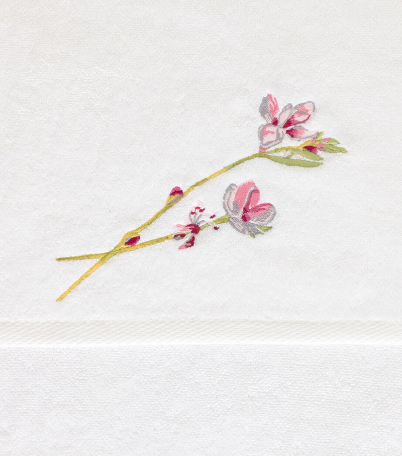 Floral Print Cotton-Modal Blend Guest Towel 45cm x 70cm
