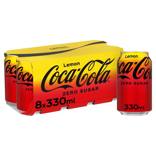 Coca-Cola Zero Sugar Lemon   8 x 330ml