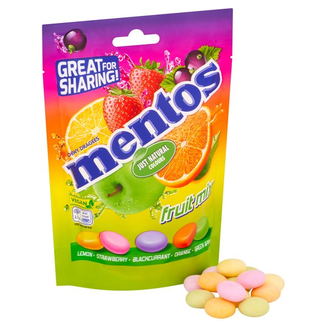 Mentos Fruit Mix Pouch Bag   140g