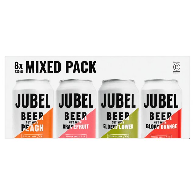 JUBEL Mixed 8pk   8 x 330ml