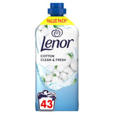 Lenor Fabric Conditioner Cotton Fresh 43 Washes   1.42L GOODS M&S   