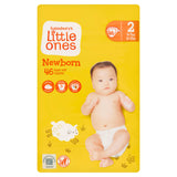 Sainsbury's Little Ones Size 2 Newborn 46 Nappies GOODS Sainsburys   