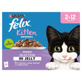 Felix Original Kitten Mixed Selection in Jelly Wet Cat Food   12 x 85g GOODS M&S   