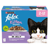 Felix Original Kitten Mixed Selection in Jelly Wet Cat Food   12 x 85g GOODS M&S   