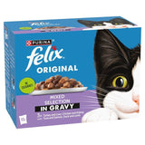 Felix Original Mixed Selection in Gravy Wet Cat Food   12 x 85g GOODS M&S   