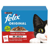 Felix Original Farm Selection in Jelly Wet Cat Food   12 x 85g GOODS M&S   