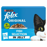 Felix Original Fish Selection in Jelly Wet Cat Food     12 x 85g GOODS M&S   