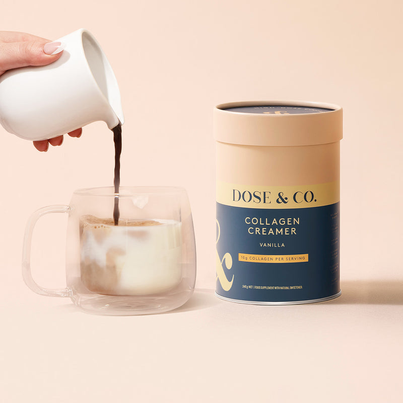 Dose & Co Dairy Collagen Creamer Vanilla 340g - British product