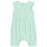 M&S Heart Romper 0 Months -3 Years Aqua GOODS M&S   