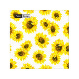 Sunflower Garden 33cm 3ply Napkins   20 per pack GOODS M&S   