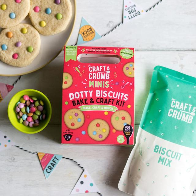 Craft & Crumb Dotty Biscuits Bake & Craft Kit   245g GOODS M&S   