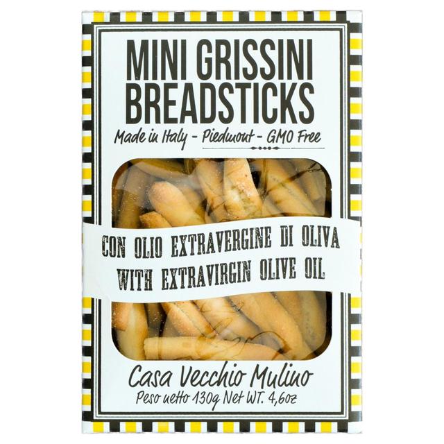 Vecchio Mulino Mini Grissini with Olive Oil   130g GOODS M&S   