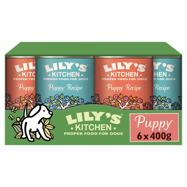 Lily's Kitchen Puppy Tin Multipack   6 x 400g