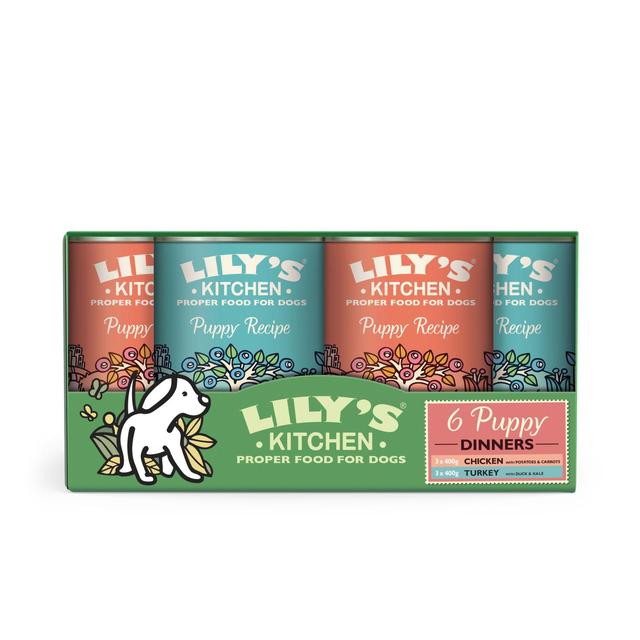 Lily's Kitchen Puppy Tin Multipack   6 x 400g GOODS M&S   