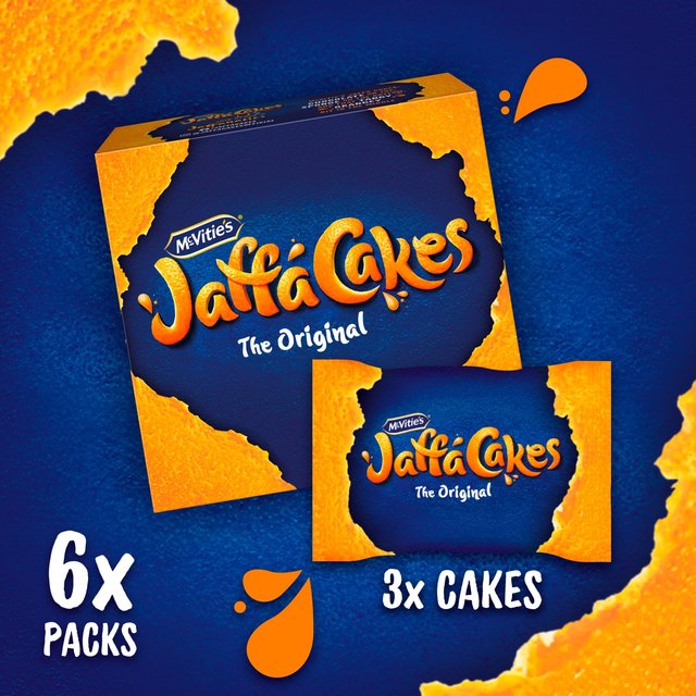 McVitie's Jaffa Cakes Original Biscuits Snack Pack 6 x 3 Cakes   198g GOODS M&S   