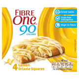 Fibre One 90 Calorie Lemon Drizzle Squares   4 x 24g GOODS M&S   