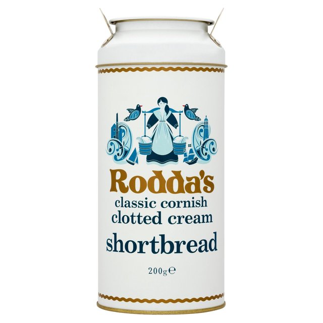 Rodda's Cornish Clotted Cream Shortbread Biscuit Tin   200g GOODS M&S   