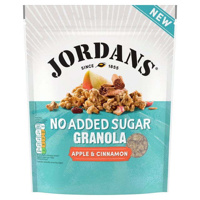 Jordans Cereal No Added Sugar Granola Apple &amp; Cinnamon   425g