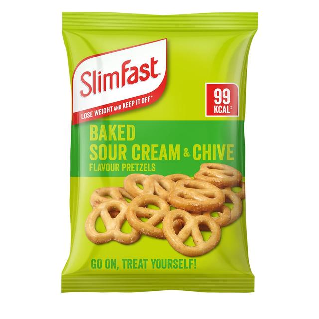 SlimFast Snack Bag Sour Cream & Chive Pretzel   23g GOODS M&S   