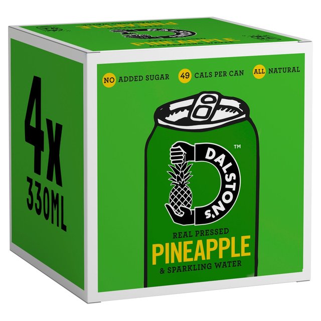 Dalstons Pineapple Soda Multipack   4 x 330ml GOODS M&S   