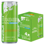 Red Bull Sugar Free Summer Edition Curuba-Elderflower   4 x 250ml GOODS M&S   