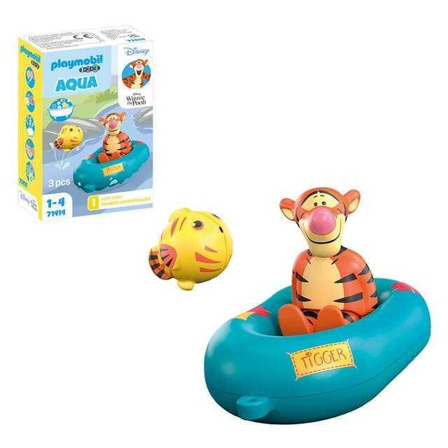 Playmobil 71414 1.2.3 AQUA & Disney Tigger's Boat Ride GOODS M&S   