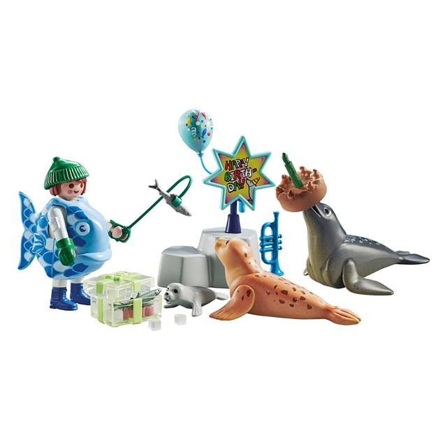 PLAYMOBIL 71448 My Life Keeper with Animals Gift Set