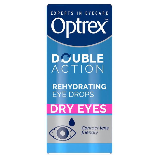 Optrex Double Action Rehydrating Eye Drops Dry Eyes   10ml GOODS M&S   