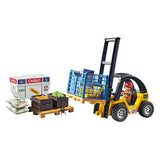 PLAYMOBIL 71528 My Life Forklift Truck with Cargo Promo Pack GOODS M&S   