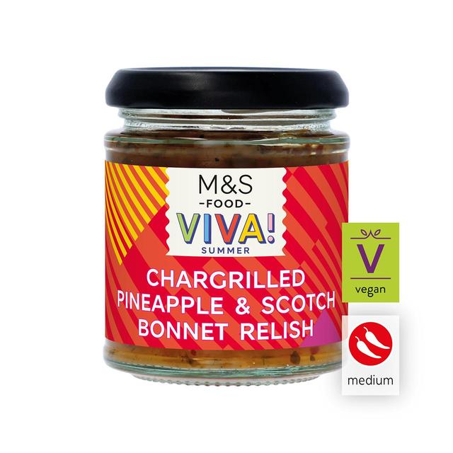 M&S VIVA Pineapple & Scotch Bonnet Relish   190g GOODS M&S   