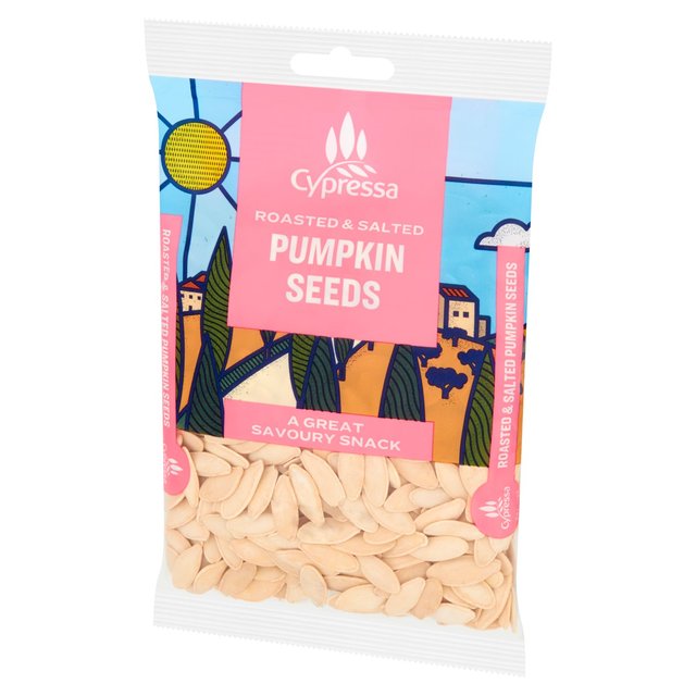 Cypressa Roasted & Salted Pumpkin Seeds   100g GOODS M&S   