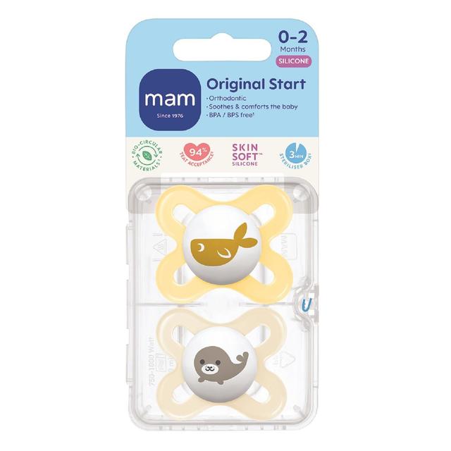 MAM Start 0-2m Soother 2pk   2 per pack