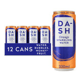 DASH Orange Infused Sparkling Water    12 x 330ml GOODS M&S   