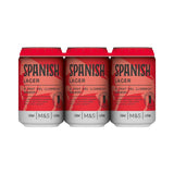 M&S Spanish Lager   6 x 330ml GOODS M&S   