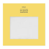 M&S White Paper Napkins   50 per pack GOODS M&S   