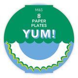 M&S Blue Paper Party Plates   8 per pack GOODS M&S   