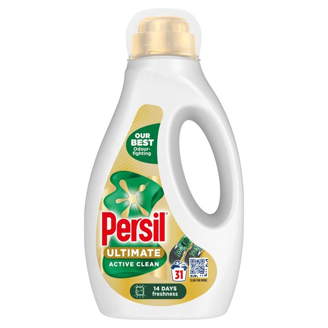 Persil Ultimate Active Clean Bio Laundry Washing Detergent 31 Washes   837ml