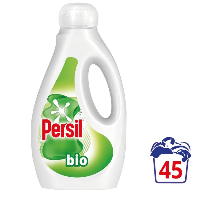 Persil Bio Liquid Laundry Washing Detergent 45 Washes   1200ml