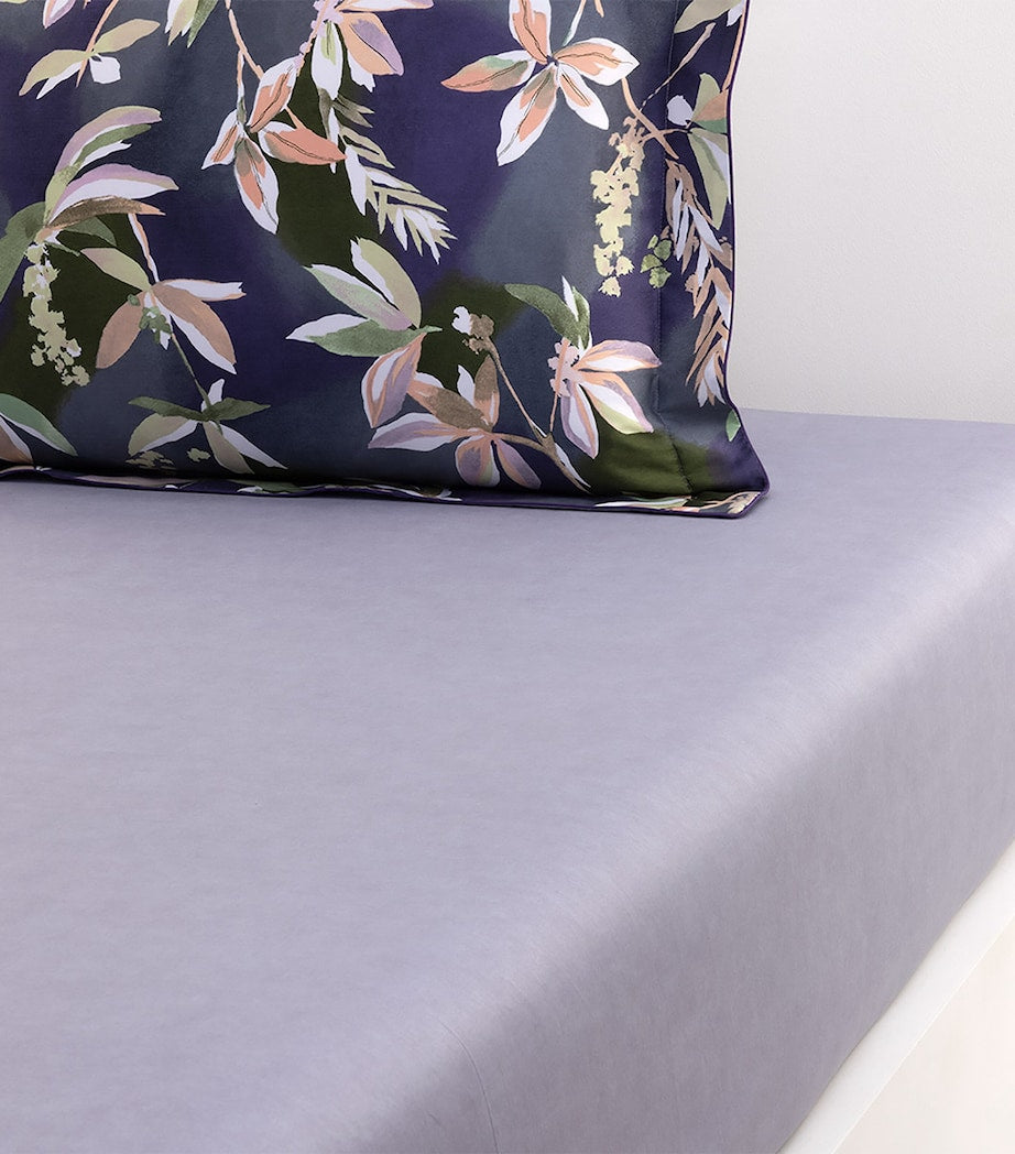 Yves Delorme Brume double fitted sheet 140cm x 200cm (British brand)