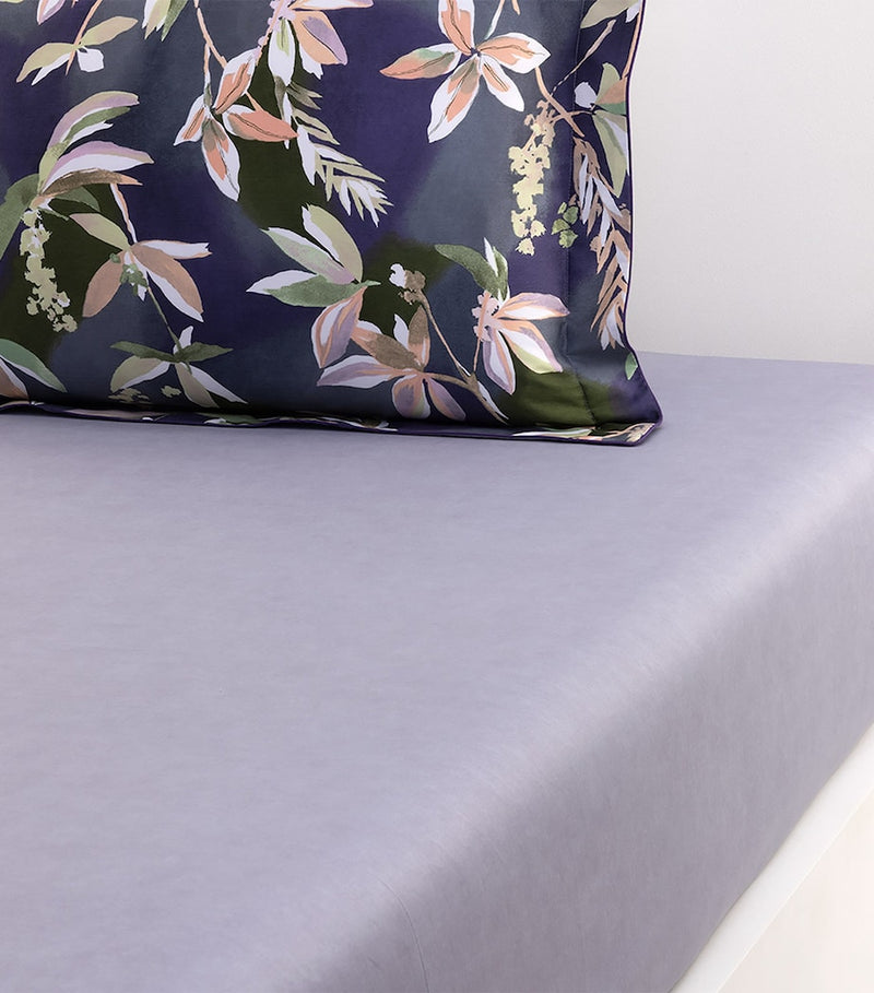 Yves Delorme Brume double fitted sheet 140cm x 200cm (British brand)