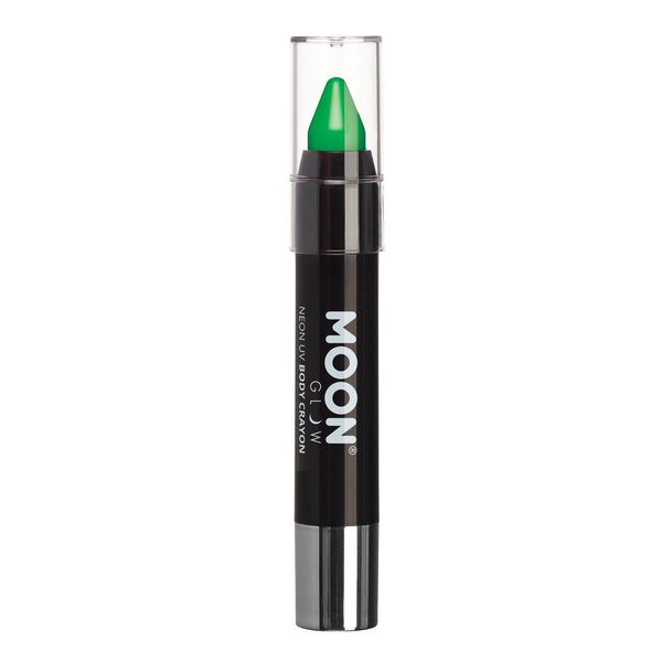 Moon Glow Neon UV Body Crayons Intense Green, imported from the UK