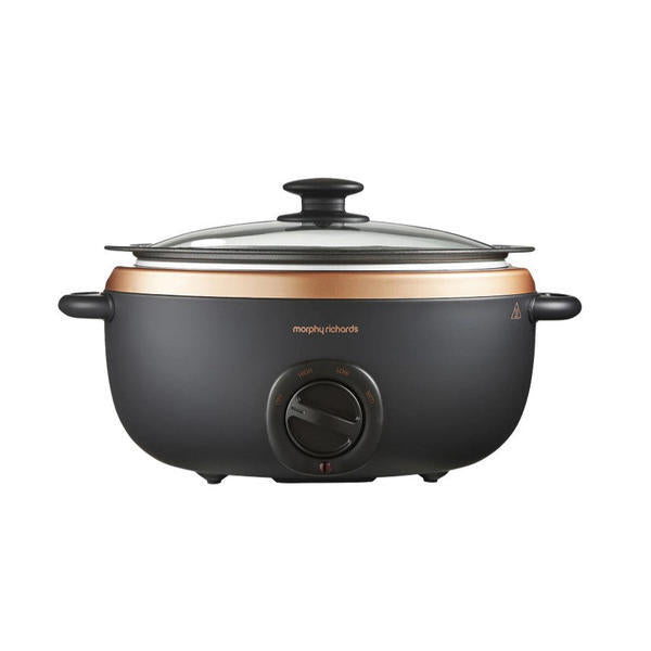 Morphy Richards slow cooker black 6.5L, imported from the UK