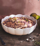Emile Henry ceramic round baking dish 27cm - British product
