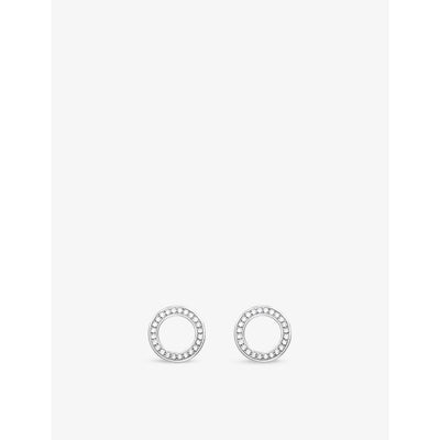 selfridges Thomas Sabo Circle Sterling Silver and Zirconia Earrings- Buy online at McGrocer