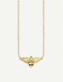 Thomas Sabo bee necklace 18ct yellow-gold silver with zirconia, UK version