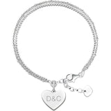 Thomas Sabo Love Bridge sterling-silver bracelet with heart pendant, UK version