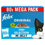 Felix Original Cat Food Fish Selection in Jelly Wet Cat Food   80 x 85g GOODS M&S   