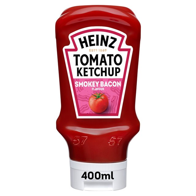 Heinz Tomato Ketchup Smokey Bacon Flavour   400ml GOODS M&S   