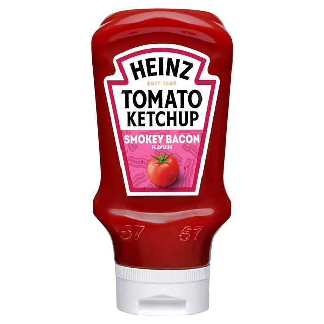 Heinz Tomato Ketchup Smokey Bacon Flavour   400ml GOODS M&S   